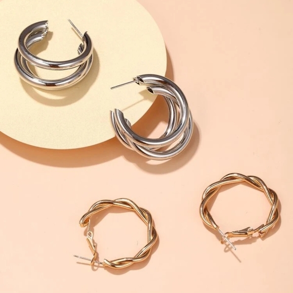 ⭐2 Pairs of Hoop Earrings - Picture 16 of 16